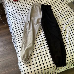 Shein split color sweatpants
